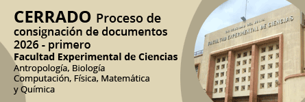 Facultad Experimental de Ciancias - CERRADO proceso de consignación de documentos 2026-primero