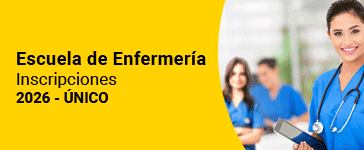 Escuela de Enfermería, Inscripciones 2026 - ÚNICO