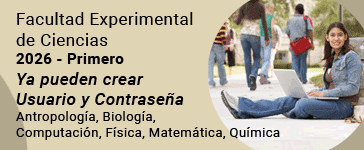 Facultad Experimental de Ciencias - Inscripciones 2026 - primero, pueden crear usuario y contraseña