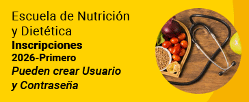 Escuela de Nutrición y Dietética - Inscripciones 2026 - primero, pueden crear usuario y contraseña